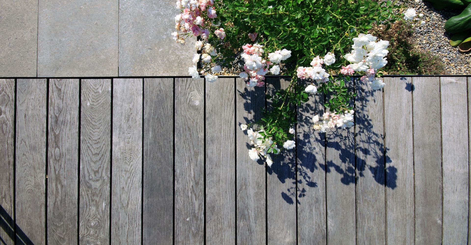 Holzterrasse Detailansicht