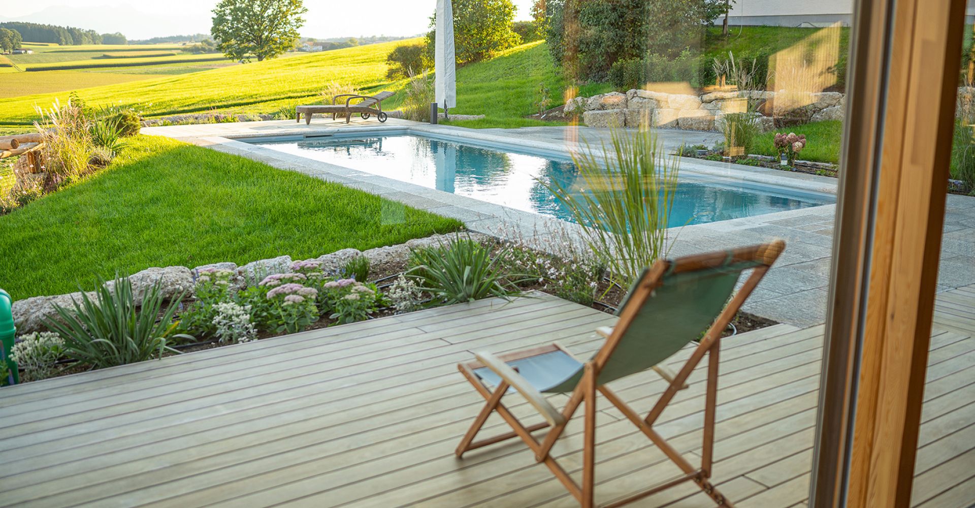 Schwimmingpool für den Garten